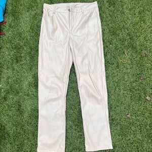 Tan Pleather Animari pants